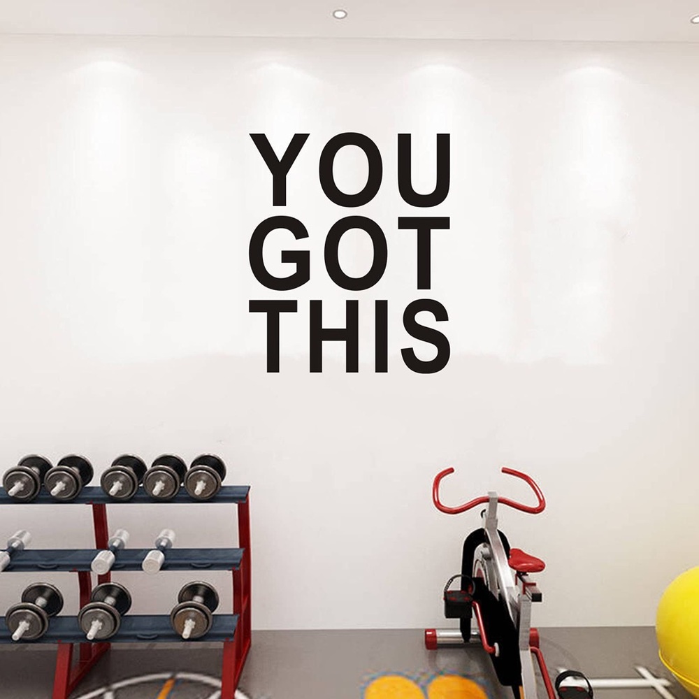 Gym Vinyl Decal *free add-on “YOU GOT THIS”
